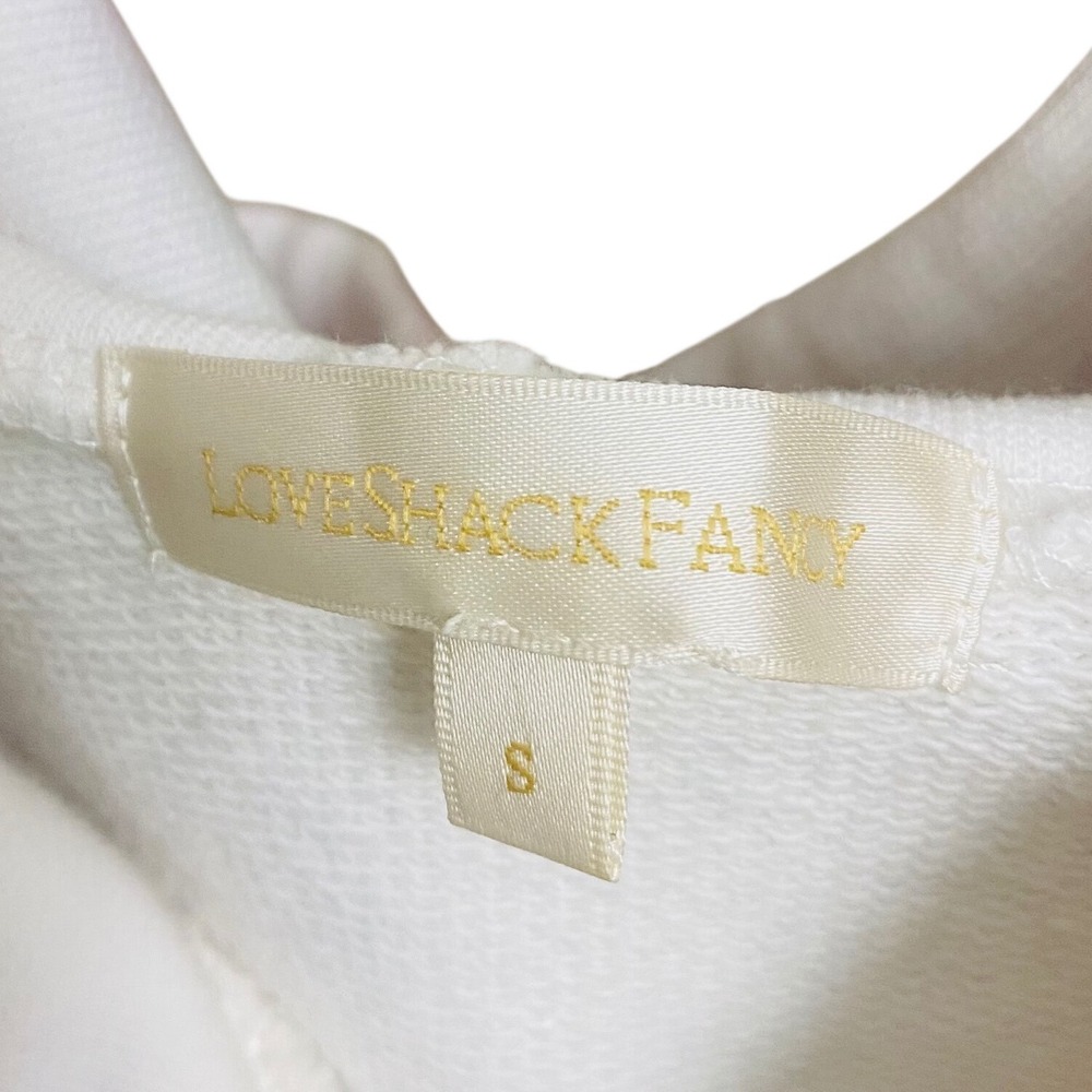 LoveShackFancy Lissete Pullover Hoodie in Neon Pastel Tie Dye Size‎ Small - Picture 10 of 11